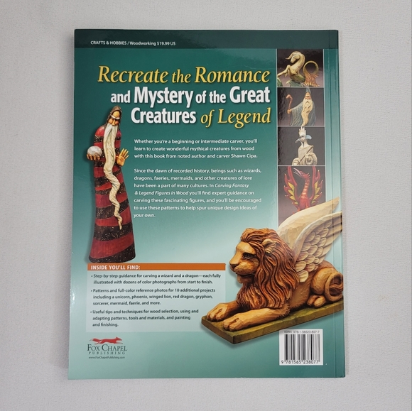 Carving Fantasy & Legend Figures In Wood  By Shawn Cipa - Picture 2 of 14